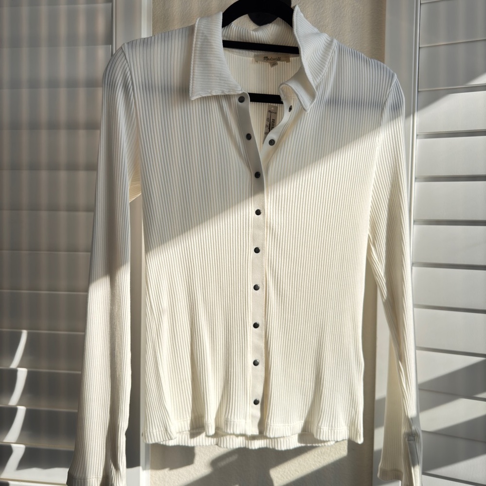 Madewell. Size S. White Casual Button Down Shirt